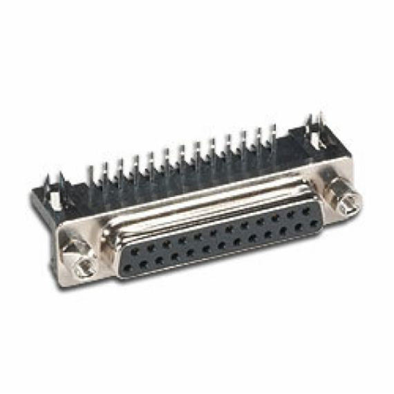 Connettore D-SUB 25 PIN femmina per CS 90 gradi Connettore D-SUB 25 PIN femmina per CS 90 gradi